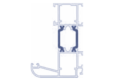 porte d'entrée monobloc alu dormant neuf sans aile